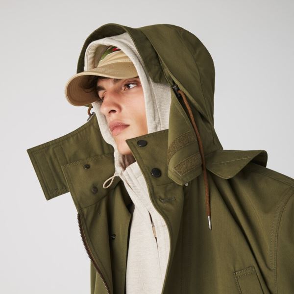 Lacoste parka cheap jacket